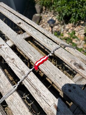 Handmade Bracelet made from a fishing lure spoon